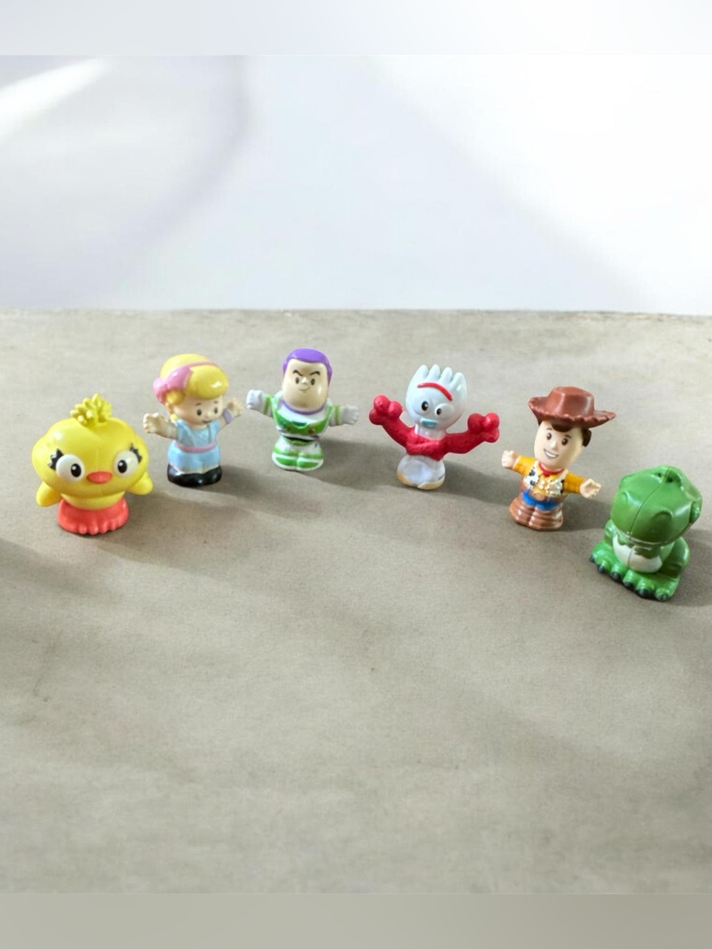 Little People Toy Story Set - Ducky Bo Peep Buzzlight year Forky Woody Rex